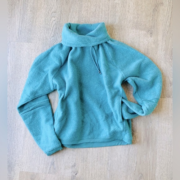 Nike Cropped Fleece Sweatshirt Medium - Picture 1 of 12